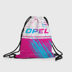 Рюкзак-мешок 3D Opel neon gradient style: символ сверху