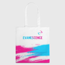 Шоппер 3D Evanescence neon gradient style: символ сверху