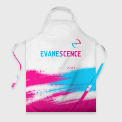 Фартук 3D Evanescence neon gradient style: символ сверху