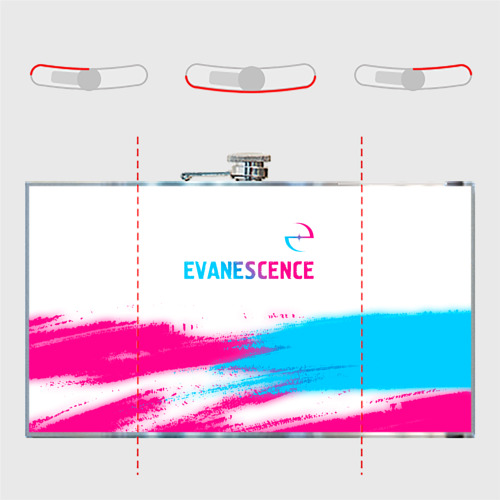 Фляга Evanescence neon gradient style: символ сверху - фото 5