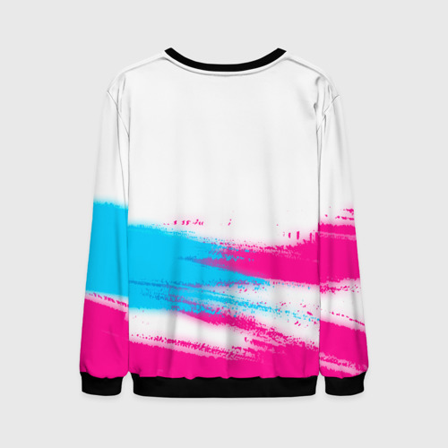 Мужской свитшот 3D Evanescence neon gradient style: символ сверху, цвет черный - фото 2