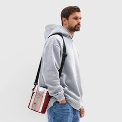 Сумка через плечо 3D Прикольный костюм санта клауса - голое тело - фото 2