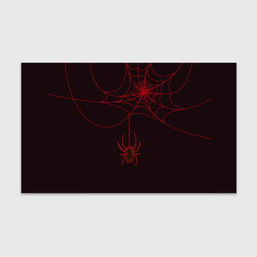 Бумага для упаковки 3D Красная паутина