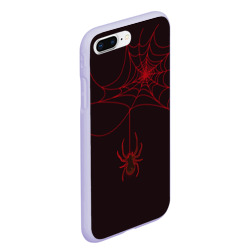 Чехол для iPhone 7Plus/8 Plus матовый Красная паутина - фото 2