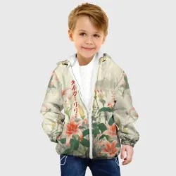 Детская куртка 3D Тигровые лилии - японский стиль - фото 2