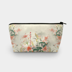 Косметичка 3D Тигровые лилии - японский стиль