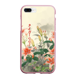 Чехол для iPhone 7Plus/8 Plus матовый Тигровые лилии - японский стиль