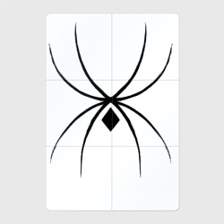 Магнитный плакат 2Х3 Черный паук минимал