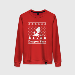 Женский свитшот хлопок Sweater dragon year