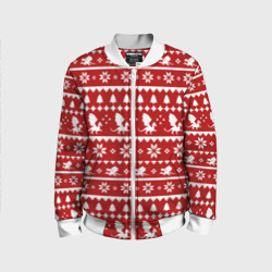 Детский бомбер 3D Dragon year pattern