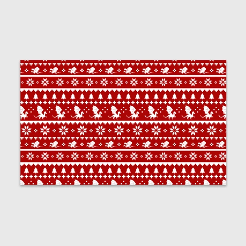 Бумага для упаковки 3D Dragon year pattern