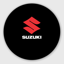 Круглый коврик для мышки Suzuki sport brend