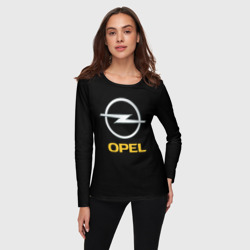 Женский лонгслив 3D Opel sport car - фото 2