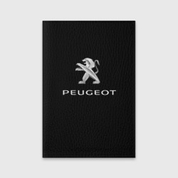 Обложка для паспорта матовая кожа Peugeot sport car