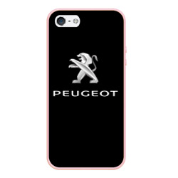 Чехол для iPhone 5/5S матовый Peugeot sport car