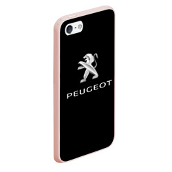 Чехол для iPhone 5/5S матовый Peugeot sport car - фото 2