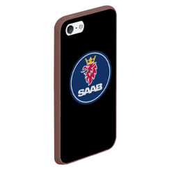 Чехол для iPhone 5/5S матовый Saab sport auto car - фото 2