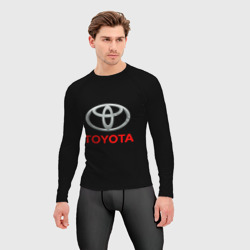 Мужской рашгард 3D Toyota sport car - фото 2