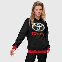 Женский костюм с толстовкой 3D Toyota sport car - фото 2