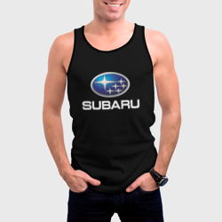 Мужская майка 3D Subaru sport auto car - фото 2