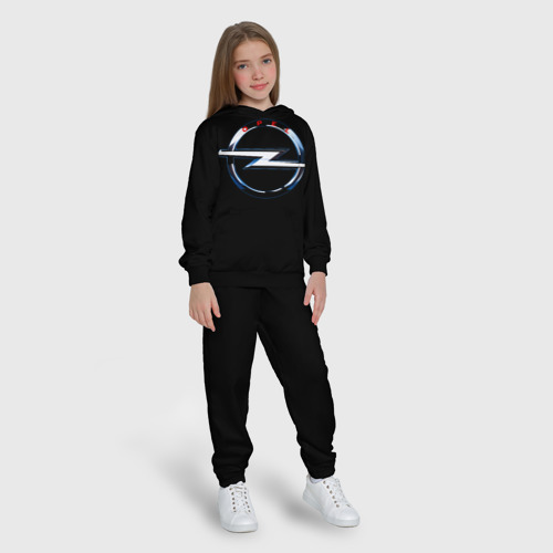 Детский костюм с толстовкой 3D Opel sport auto trend, цвет черный - фото 5