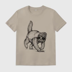 Мужская футболка хлопок Медоед на стиле