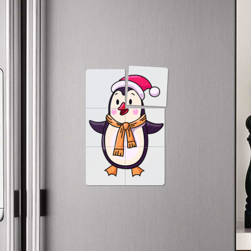 Магнитный плакат 2Х3 Праздничный пингвин - фото 4