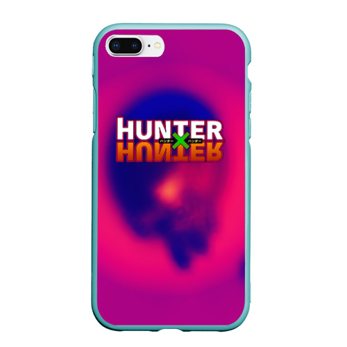 Чехол для iPhone 7Plus/8 Plus матовый Hunter х Hunter anime, цвет мятный