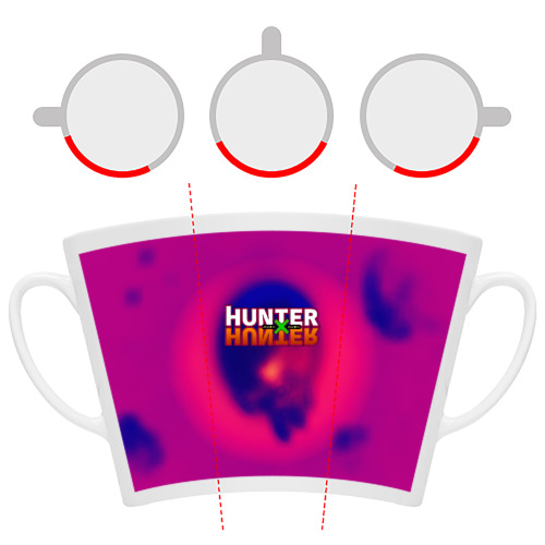 Кружка Латте Hunter х Hunter anime - фото 6