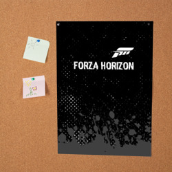 Постер Forza Horizon glitch на темном фоне: символ сверху - фото 2