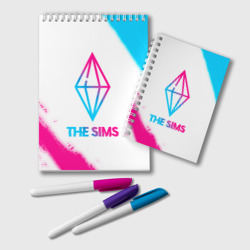 Блокнот The Sims neon gradient style