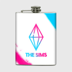 Фляга The Sims neon gradient style