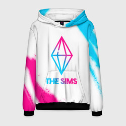 Мужская толстовка 3D The Sims neon gradient style