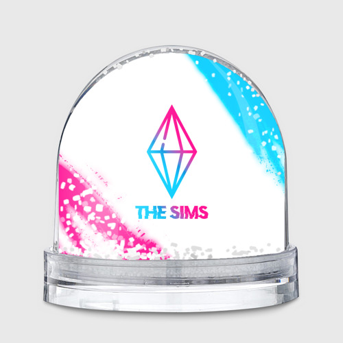 Игрушка Снежный шар The Sims neon gradient style