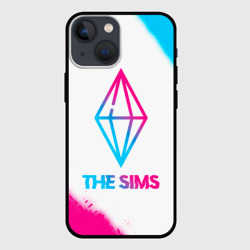 Чехол для iPhone 13 mini The Sims neon gradient style