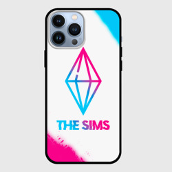 Чехол для iPhone 13 Pro Max The Sims neon gradient style