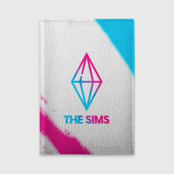 Обложка для автодокументов The Sims neon gradient style