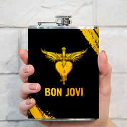 Фляга Bon Jovi - gold gradient - фото 2