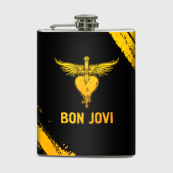 Фляга Bon Jovi - gold gradient