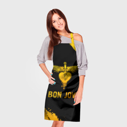 Фартук 3D Bon Jovi - gold gradient - фото 2