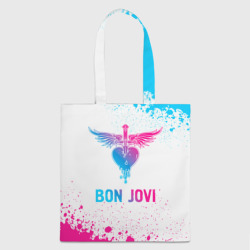 Шоппер 3D Bon Jovi neon gradient style