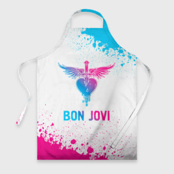 Фартук 3D Bon Jovi neon gradient style