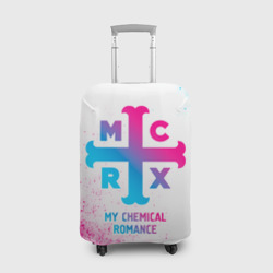 Чехол для чемодана 3D My Chemical Romance neon gradient style