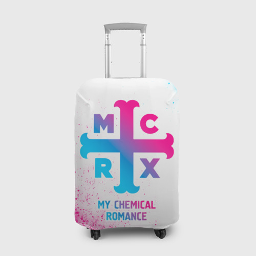 Чехол для чемодана 3D My Chemical Romance neon gradient style, цвет 3D печать