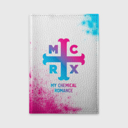 Обложка для автодокументов My Chemical Romance neon gradient style