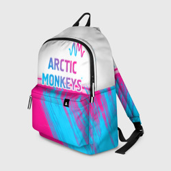 Рюкзак 3D Arctic Monkeys neon gradient style: символ сверху