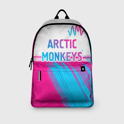 Рюкзак 3D Arctic Monkeys neon gradient style: символ сверху - фото 4