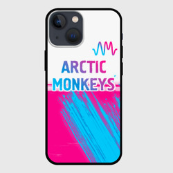 Чехол для iPhone 13 mini Arctic Monkeys neon gradient style: символ сверху