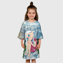 Детское платье 3D Снегурочка плачет - фото 2