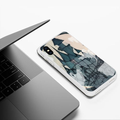 Чехол для iPhone XS Max матовый с принтом Замок в воображении, фото #5